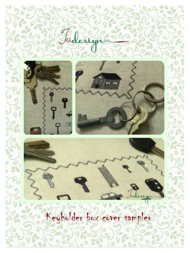 KEYHOLDER BOX COVER cross stitch pattern (pdf)