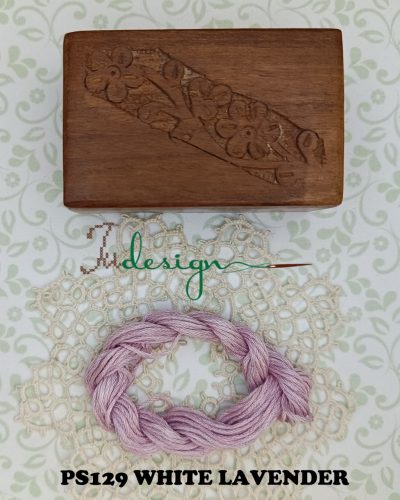 PS129 WHITE LAVENDER prémium 6 szálas selyem hímzőfonal