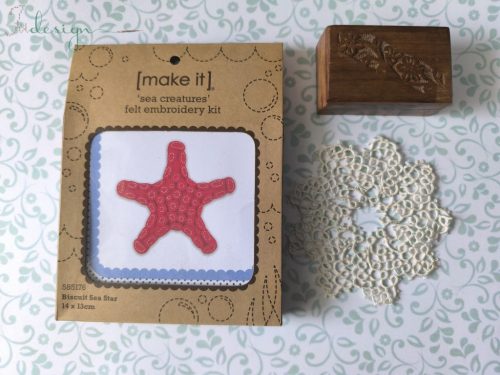 Sea Creatures [make it] felt embroidery kit