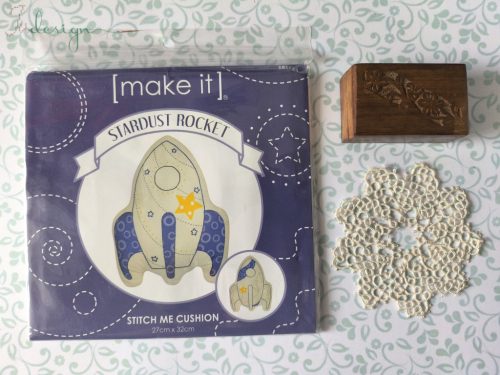 Stardust Rocket [make it] stitch me cushion kit